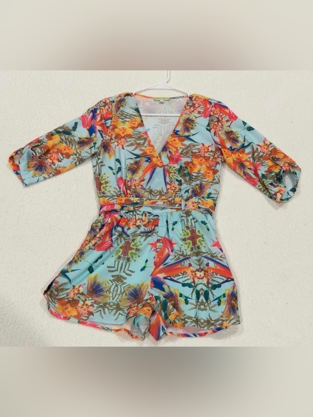 Gianni Bini Floral Tropical Print Women’s Romper XS